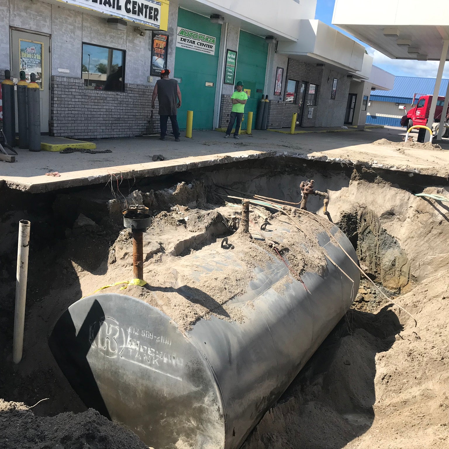 Tank Pull, Tank Removal, Tank Install