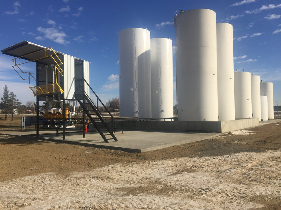 Refined Fuels bottom-loading System, custom designed to fit your needs.  Call for Free Quote