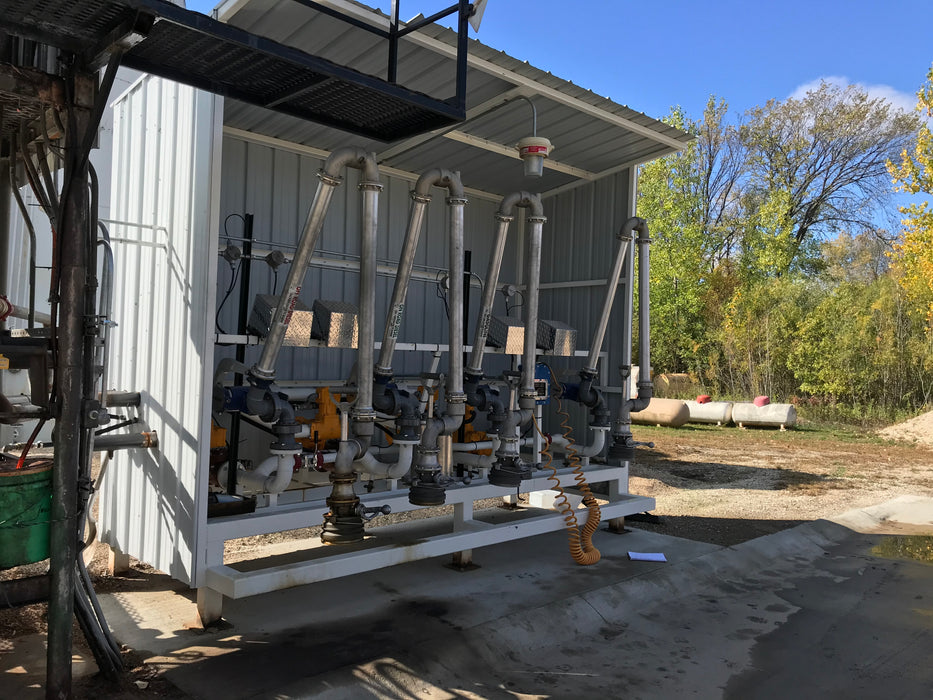 Refined Fuels bottom-loading System, custom designed to fit your needs.  Call for Free Quote